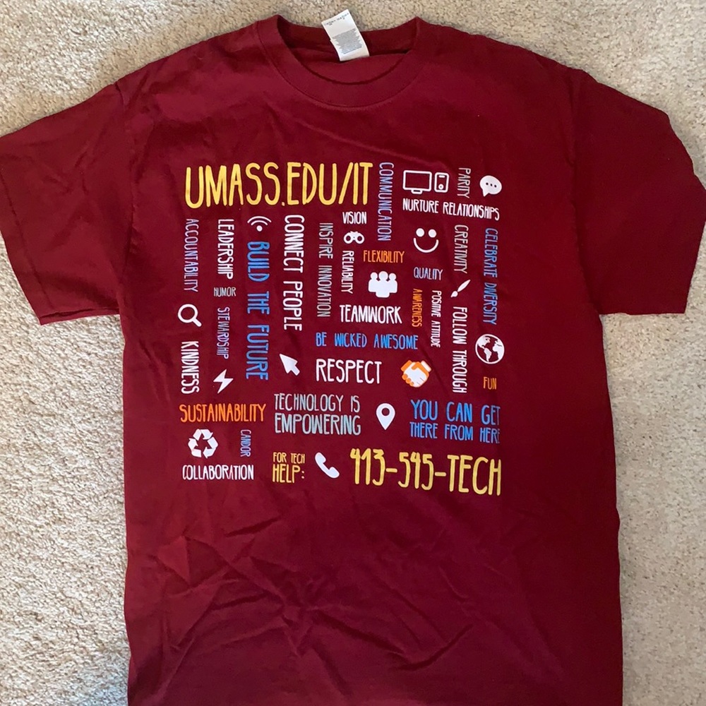 UMass Tech t-shirt